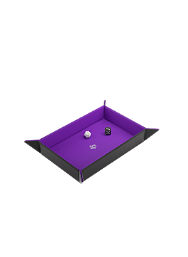  Magnetic Dice Tray Rectangular Black/Purple